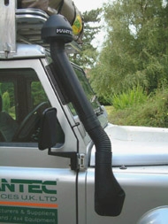 Snorkel Mantec Land Rover Defender TD5 og 300 Tdi  plast