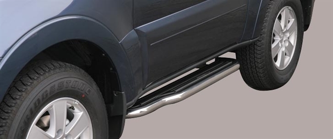 Trinbr�dder (side steps) i rustfri fra Mach til Jimny