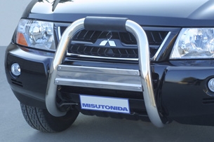 A-bar (Big Ramm) i rustfrist�l til Pajero MK5