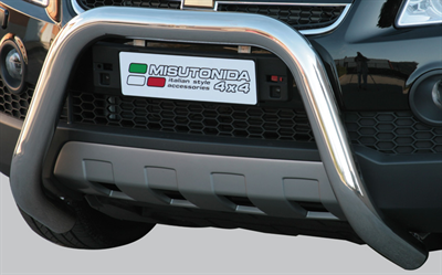 Frontb�jle i rustfrist�l til Grand Vitara MK3 �rg. 05-08