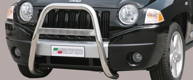 A-bar i rustfri stål - Fås i sort og blank til Jeep Compass årg. 07-10